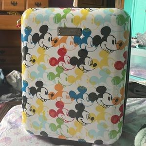 It is a brand of Disney and American Tourister with a Mickey Mouse design